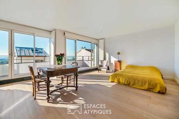 Duplex avec terrasses et rooftop