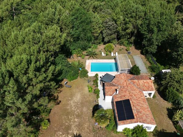 VERTBOIS - DOLUS D'OLÉRON - Maison de plain pied avec piscine en lisière de forêt à 900m de l'Océan.
