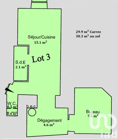 Apartment for sale 2 rooms 30 m² Vire Normandie