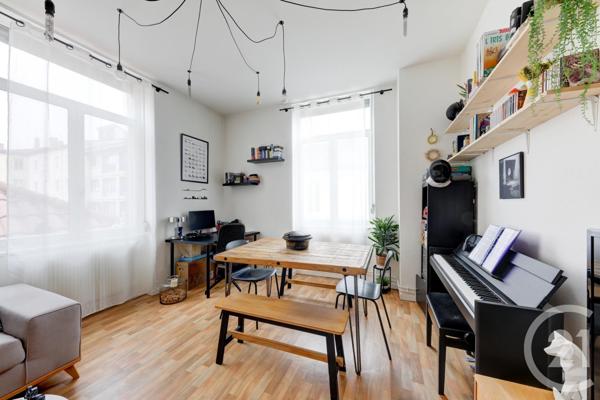 Appartement F2 à vendre  2 pièces - 51,31 m2 LYON - 69006