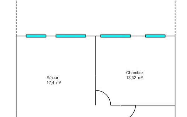 Appartement à vendre    3 pièces • 55 m2 Grasse