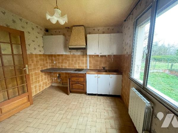 Pavillon de plain-pied avec jardin et garage