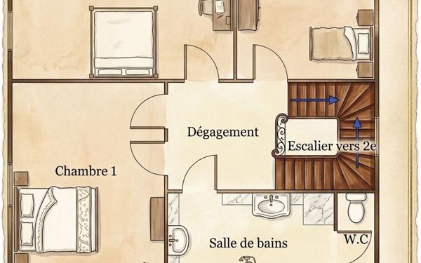 Maison à vendre    6 pièces • 297,84 m2 Paris 16
