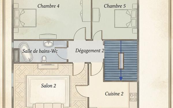 Maison à vendre    6 pièces • 297,84 m2 Paris 16
