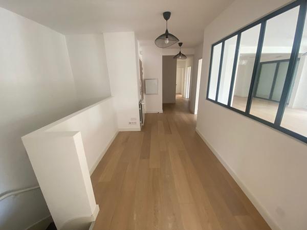 Bien rare de 139 m² dans résidence de standing ,usage professionnel ou résidentiel possible avec une terrasse de 62 m² 2 box fermés