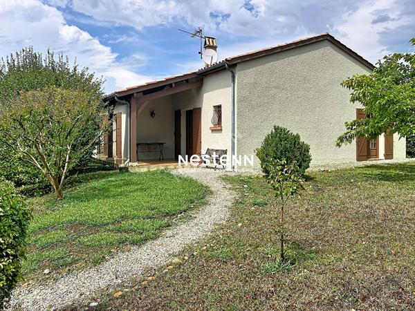 MAISON 3 CHAMBRES ET GARAGE, PENNE-D'AGENAIS, PLUS BEAU VILLAGE DE FRANCE