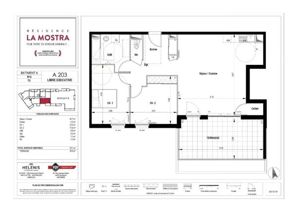 Appartement à louer à Montpellier (34090)