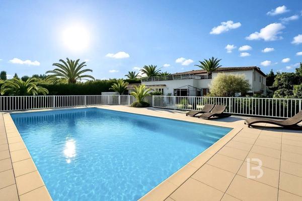 Luxueux appartement 4 pièces en rez de jardin à vendre en exclusivité à Mougins