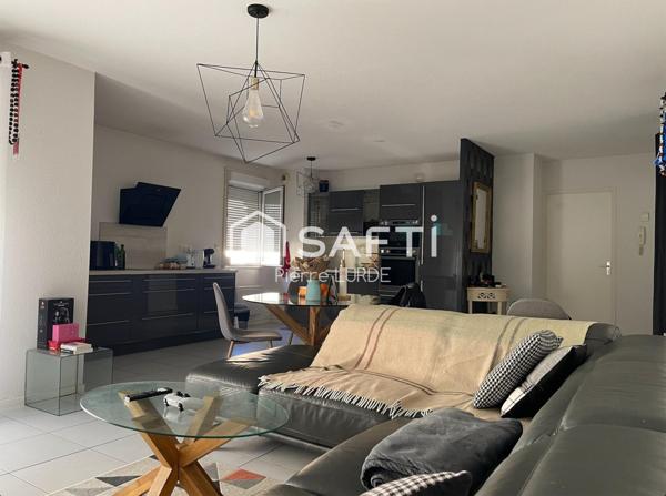 Appartement T3 meublé et loué de 73 m2 avec balcon