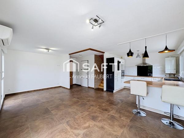 Duplex 83m2  3 chambres jardin et double garage