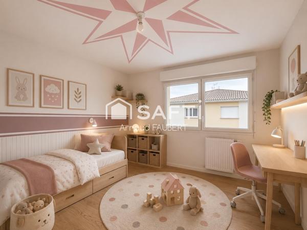 Duplex 83m2  3 chambres jardin et double garage