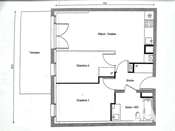 Appartement à vendre 3 pièces 54 m² Orvault