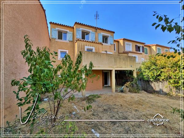 À NARBONNE-SUD – MAISON FAMILIALE DE 109 M² AVEC 3 CHAMBRES, 2 SALONS, JARDIN, TERRASSES ET GARAGE