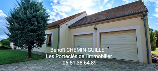 Lumineuse maison familiale au coeur d'Achères-la-Forêt.