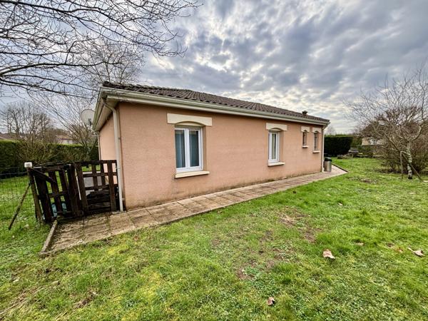 Maison de plain pied, 4 chambres, garage