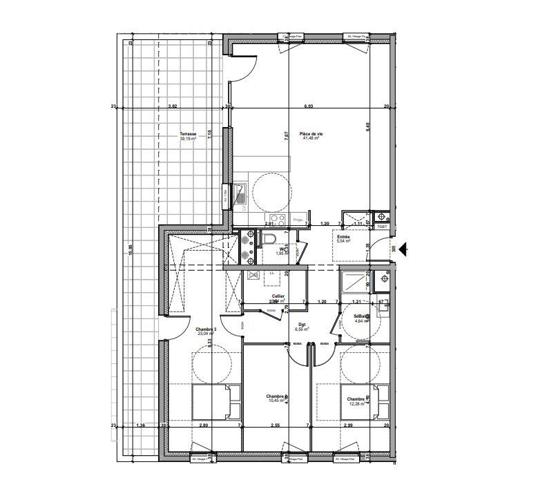Appartement à vendre 4 pièces 110 m² Aumetz
