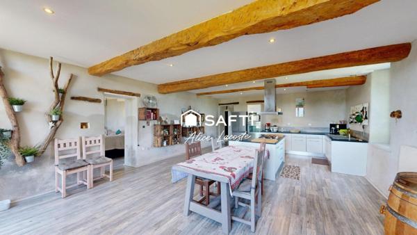 Ancienne ferme avec dépendances sur 1,5 ha