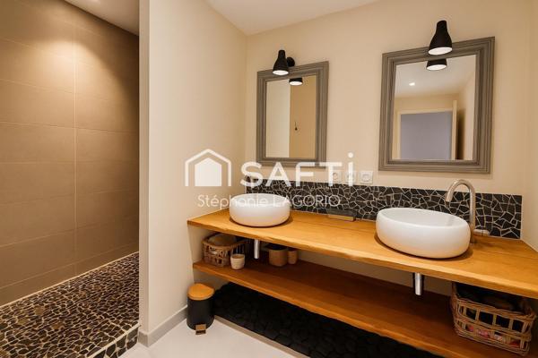 Duplex T3 71 m² avec jardin, terrasse bois et garage