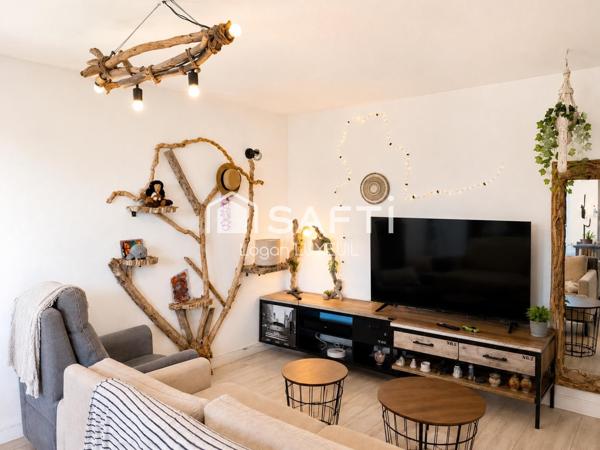 Appartement - T2 avec jardin, vendu entièrement équipé