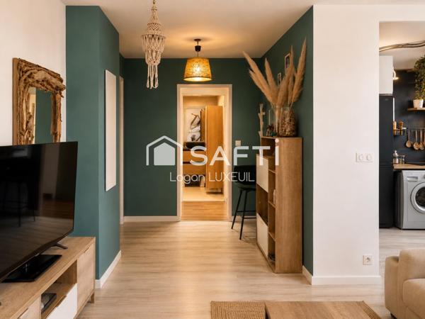 Appartement - T2 avec jardin, vendu entièrement équipé