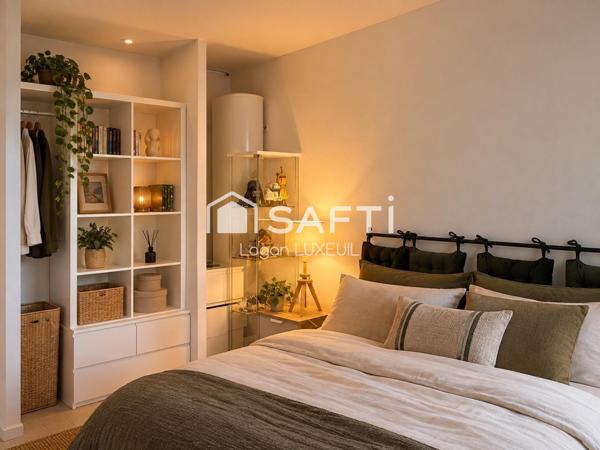 Appartement - T2 avec jardin, vendu entièrement équipé