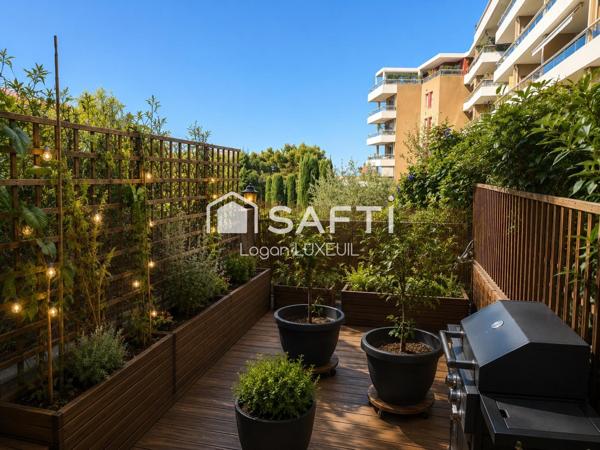 Appartement - T2 avec jardin, vendu entièrement équipé