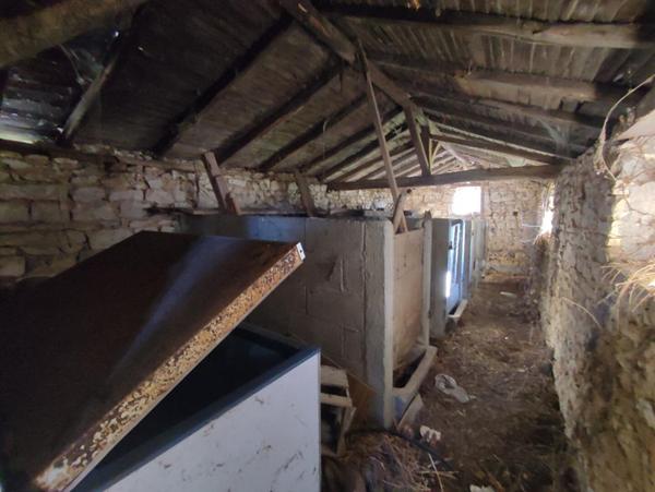 Grange toits terrain