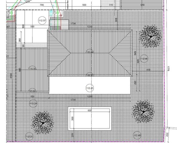Terrain constructible plat, viabilisé, avec permis