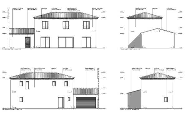 Terrain constructible plat, viabilisé, avec permis