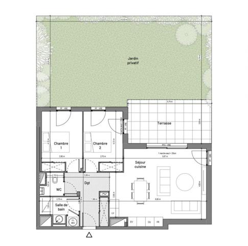 Appartement à vendre 3 pièces 70 m² Uzès