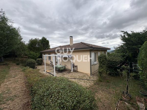 GIVORS MONTROND : Maison individuelle T4 - sous sol de 100m² - vue dégagée - plus de 1 500 m² de terrain