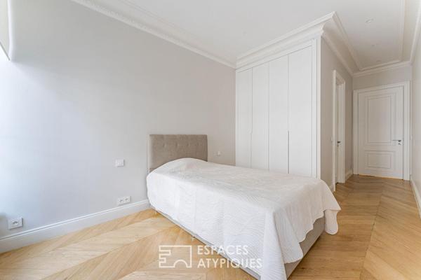 Appartement ancien rénové contemporain entre la Place du maréchal Lyautet et Parc de la Tête d’Or