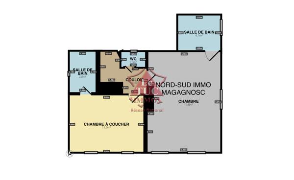 Location meublé Grasse est limite MAGAGNOSC Partie de maison bastide avec jardinet et parking  Grasse (06130)