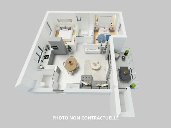 Vente Appartement60,9 m² - 3 Pièces - ESPALY SAINT MARCEL (43000)
