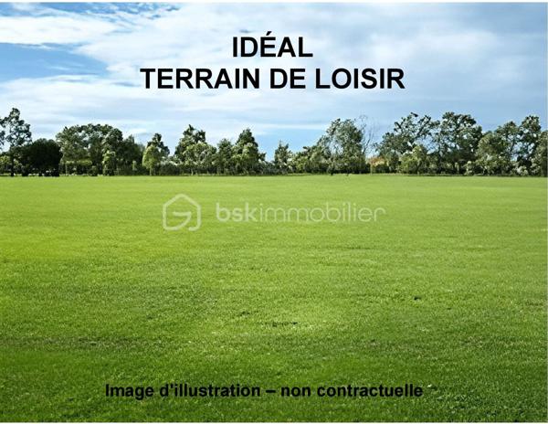 Terrain de loisirs de 500 m²