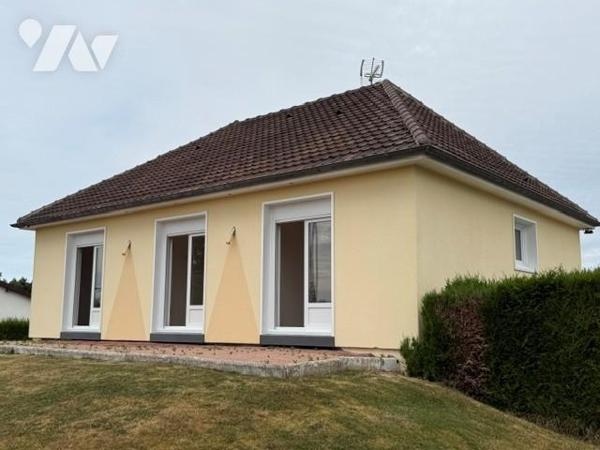 PROCHE BERNAY JOLI PAVILLON PLAIN-PIED RENOVE 3 CH SOUS-SOL COMPLET
