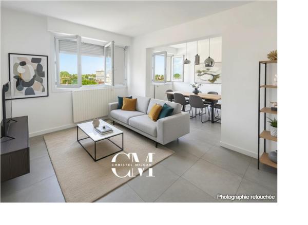 Appartement Bordeaux 4 pièces Fondaudége dernier étage parking cave 69 m2