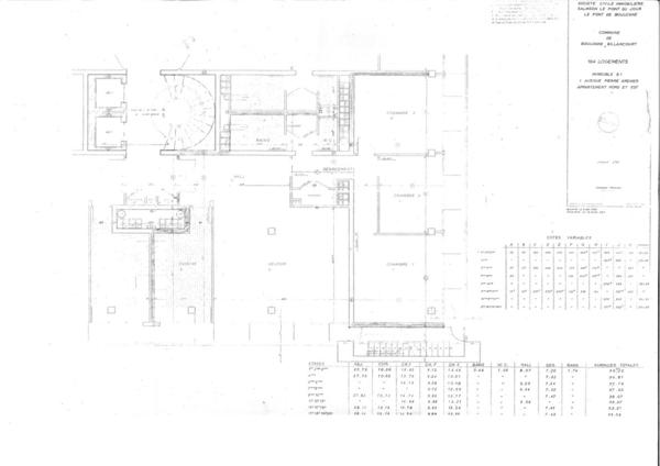 99m2 lumineux, traversant avec balcons, 3 chambres et un grand séjour!