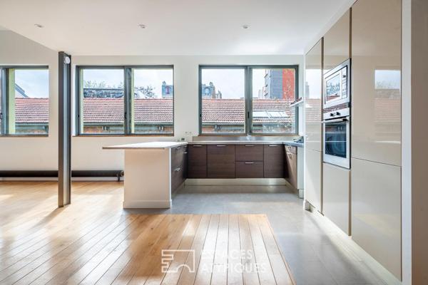 Loft avec terrasse dans une ancienne distillerie