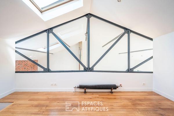 Loft avec terrasse dans une ancienne distillerie