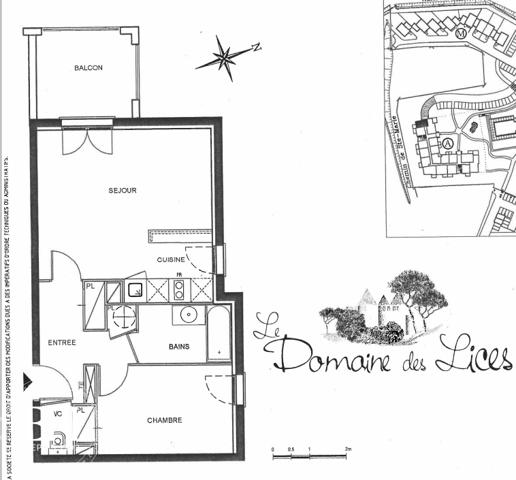 Le Domaine des Lices : Appartement T2 déjà loué rentabilité immédiate avec terrasse et parking !