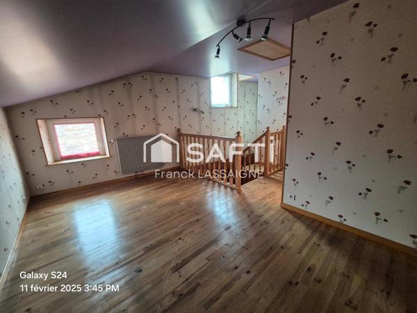 Maison de 196m² 5 chambres avec terrain et garage