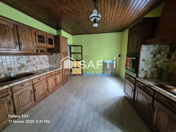 Maison de 196m² 5 chambres avec terrain et garage