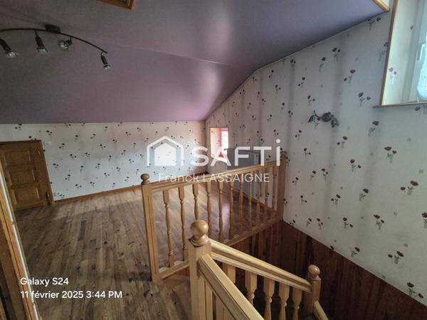 Maison de 196m² 5 chambres avec terrain et garage