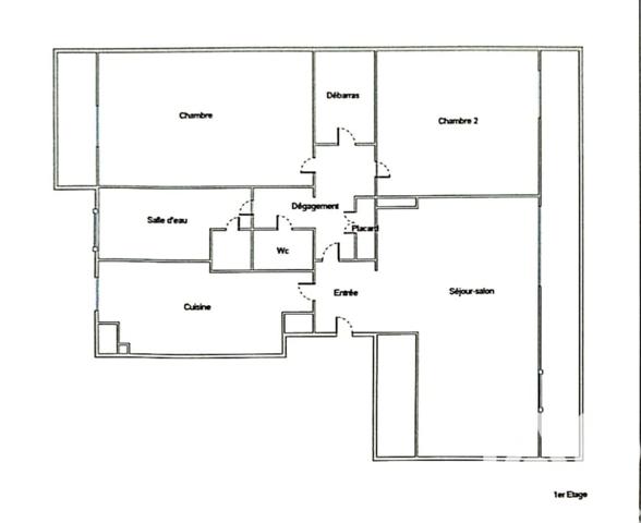Appartement à vendre 4 pièces 84 m² Joué-lès-Tours