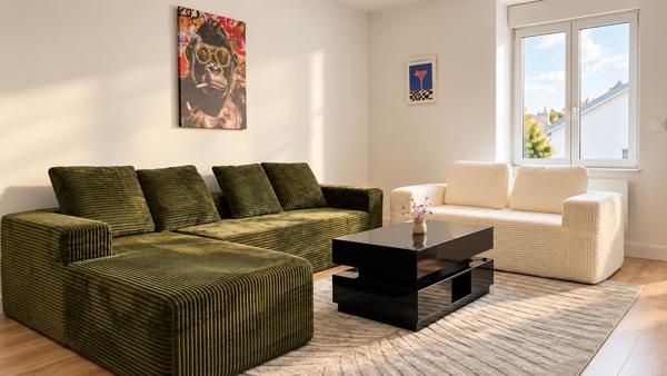 Appartement 4 Pièces - 78,04 m² Carrez (93,34 m² au sol) LAXOU Village - Rue Paul Bert