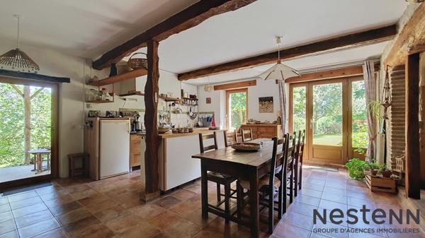 A vendre Ancien corps de ferme rénové composé de deux maisons T6 avec vue imprenable sur les Pyrénées secteur Carbonne !