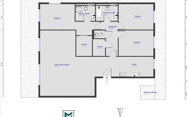 Appartement à vendre    4 pièces • 117,38 m2 Nice