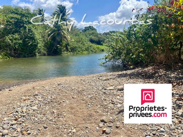 Terrain viabilisé 10000 m2 constructible accès littoral- Pointe Noire -Guadeloupe
