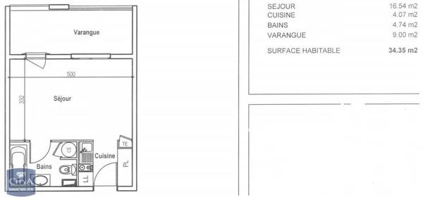 Appartement à vendre 1 pièce 25.35m² Saint-Denis (97490)